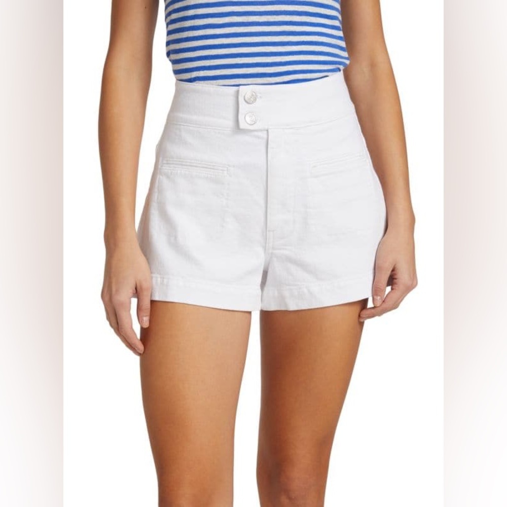 FRAME Le Hardy High-Rise Denim Shorts Size 31